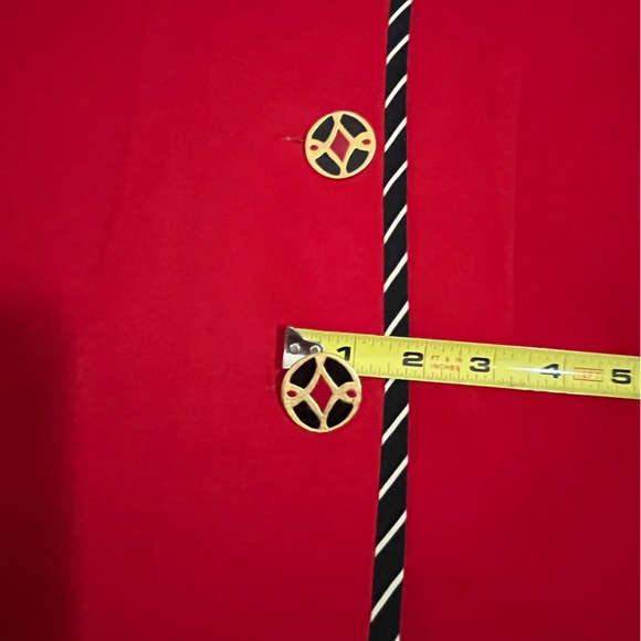 Vintage Red and Black Embroidered Blazer - Picture 12 of 16